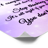 Zeven eenvoudige regels voor het leven - kan groot poster (Hoek)