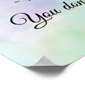 Zeven eenvoudige regels voor het leven - kan tekst poster (Hoek)