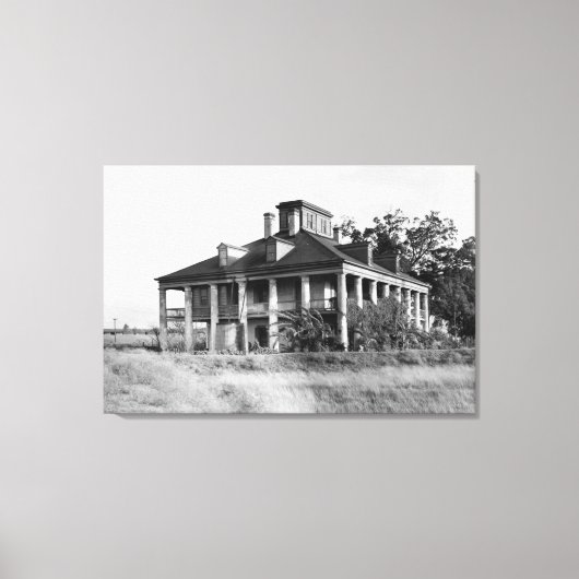 Zeven eiken plantage, Westwego LA Canvas Afdruk (Voorkant)