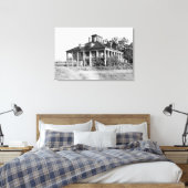 Zeven eiken plantage, Westwego LA Canvas Afdruk (Insitu (Slaapkamer))
