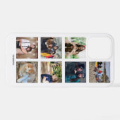 Zeven fotocel-telefoontas met naam HAMbWG iPhone Hoesje (Achterkant horizontaal)