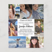 Zeven foto's Collage afstuderen Uitnodiging 2025 (Voorkant)