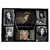 Zeven foto's met persoonlijke cadeautas (Achterkant)