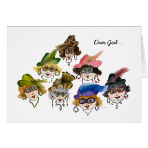 Zeven Funny Dames die koffie en wijn bespreken