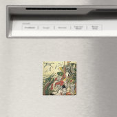 Zeven goden van Good Fortune Hokusai Fine Art Magneet (Insitu (Vaatwasser))