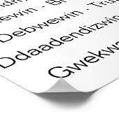 Zeven grootvaders Chippewa Tribe Teaching Poster (Hoek)