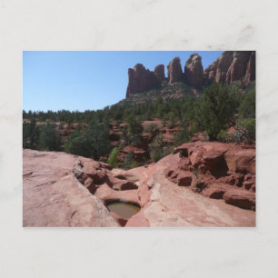Zeven heilige pools in Sedona Arizona Briefkaart