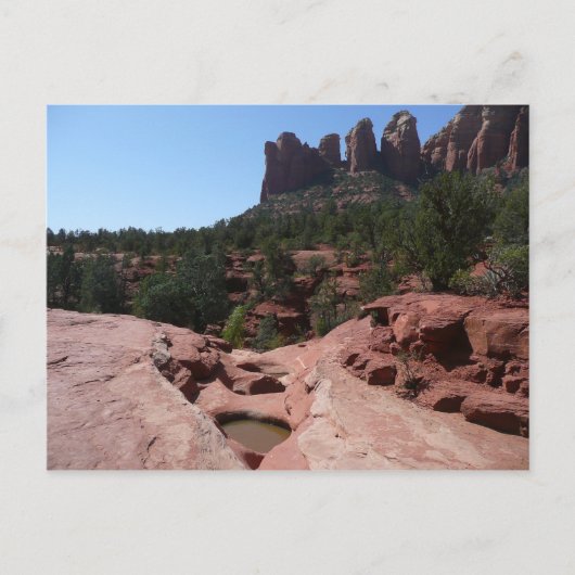 Zeven heilige pools in Sedona Arizona Briefkaart (Voorkant)
