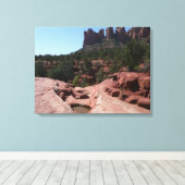 Zeven heilige pools in Sedona Arizona Canvas Afdruk (Insitu (Houten vloer))