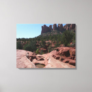 Zeven heilige pools in Sedona Arizona Canvas Afdruk