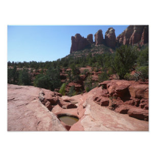 Zeven heilige pools in Sedona Arizona Foto Afdruk