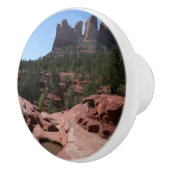 Zeven heilige pools in Sedona Arizona Keramische Knop (Rechts)