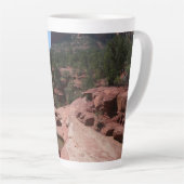 Zeven heilige pools in Sedona Arizona Latte Mok (Rechterhoek)
