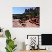 Zeven heilige pools in Sedona Arizona Poster (Thuiskantoor)