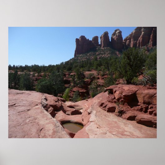 Zeven heilige pools in Sedona Arizona Poster (Voorkant)