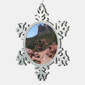 Zeven heilige pools in Sedona Arizona Tin Sneeuwvlok Ornament (Rechts)