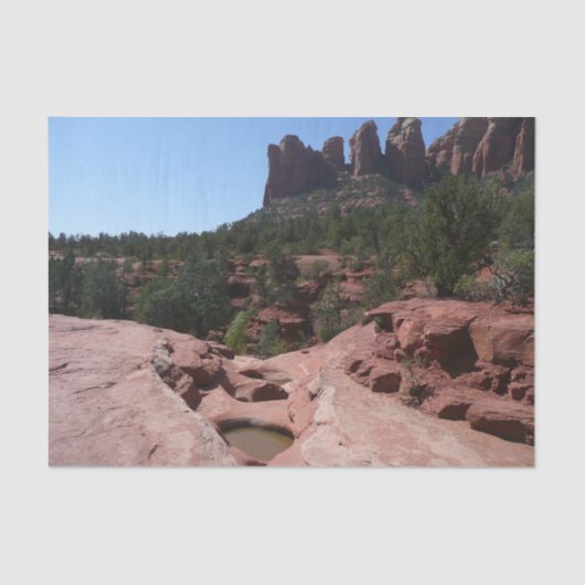 Zeven heilige pools in Sedona Arizona Tissuepapier (Voorkant)