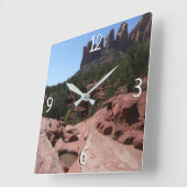 Zeven heilige pools in Sedona Arizona Vierkante Klok (Hoek)