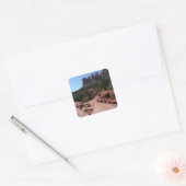 Zeven heilige pools in Sedona Arizona Vierkante Sticker (Envelop)