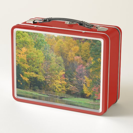 Zeven Herfst Bridge II Autumn Landschap (Achterkant)