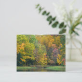 Zeven Herfst Bridge II Autumn Landschap Briefkaart (Staand voorkant)