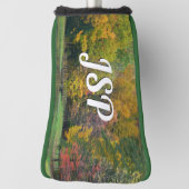 Zeven Herfst Bridge II Autumn Landschap Golfheadcover (Draai 90)