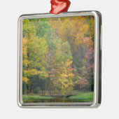 Zeven Herfst Bridge II Autumn Landschap Metalen Ornament (Links)