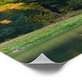 Zeven Herfst Bridge II Autumn Landschap Poster (Hoek)