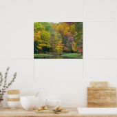 Zeven Herfst Bridge II Autumn Landschap Poster (Keuken)