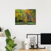 Zeven Herfst Bridge II Autumn Landschap Poster (Thuiskantoor)