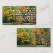 Zeven Herfst Bridge II Autumn Landschap Visitekaartje (Voorkant / Achterkant)