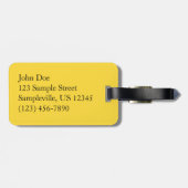 Zeven Herfst Bridge III Autumn Landschap Bagagelabel (Achterkant horizontaal)