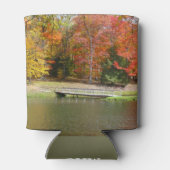 Zeven Herfst Bridge III Autumn Landschap Blikjeskoeler (Achterkant)