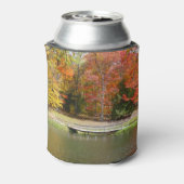 Zeven Herfst Bridge III Autumn Landschap Blikjeskoeler (Blikje Achterkant)