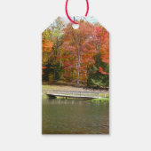 Zeven Herfst Bridge III Autumn Landschap Cadeaulabel (Voorkant)