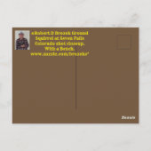 Zeven Herfsten Colorado G Squirrel closeup Post Ka Briefkaart (Achterkant)