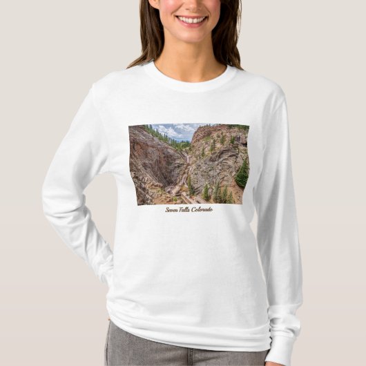 Zeven Herfsten Colorado, lange hoes, T-shirt (Voorkant)