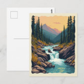 Zeven Herfsten Colorado Retro Briefkaart (Voorkant / Achterkant)