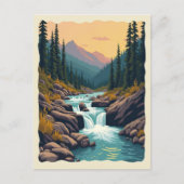 Zeven Herfsten Colorado Retro Briefkaart (Voorkant)