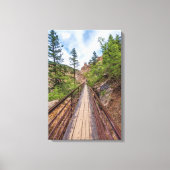 Zeven Herfsten Walkway Bridge Canvas Print (Voorkant)