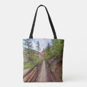 Zeven Herfsten Walkway Bridge Canvas tas (Achterkant)