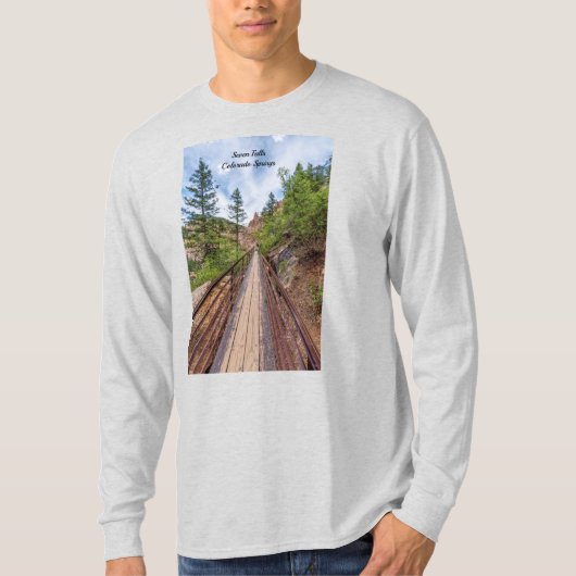 Zeven Herfsten Walkway Bridge Mannen Shirt (Voorkant)