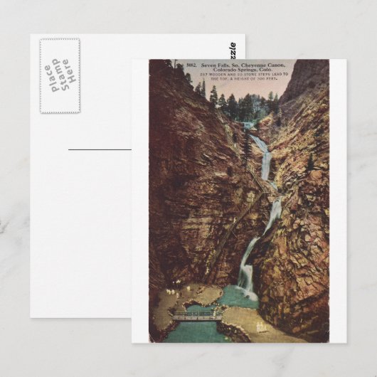 Zeven Herfsten, Zuid-Cheyenne Cannon Briefkaart (Voorkant / Achterkant)