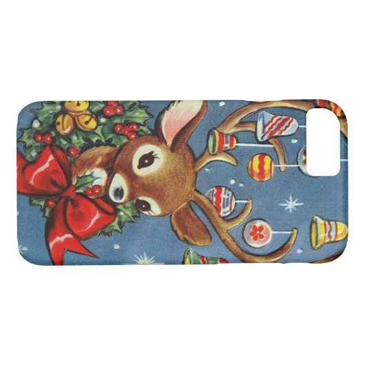 Zeven  herretro herder Kerstmis Holi Case-Mate iPhone Case (Achterkant (Horizontaal))