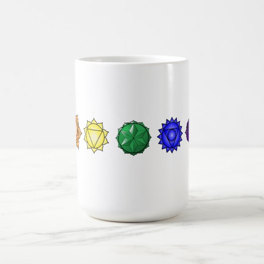 Zeven horizontale Chakras Koffiemok (Center)