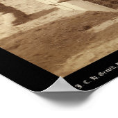 Zeven Indianen en 1e Artillerie SD 1891 Poster (Hoek)