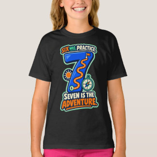Zeven Is de Avontuurlijke Verjaardagsroute T-shirt