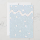 Zeven is zo lief kerstkoekje verjaardagsfeestje kaart (Achterkant)