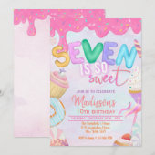 zeven is zo'n mooie uitnodiging (Voorkant / Achterkant)