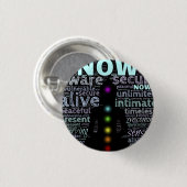 Zeven kakras ronde button 3,2 cm (Voorkant /achterkant)